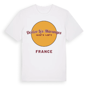 Dezize-lès-Maranges cirkel t-shirt – ekologisk bomull t-shirt från Pinshirt