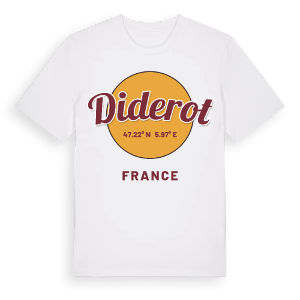 Diderot cirkel t-shirt – ekologisk bomull t-shirt från Pinshirt