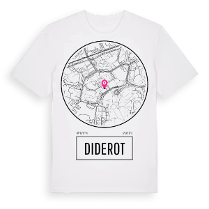 Diderot t-shirt – ekologisk bomull t-shirt från Pinshirt