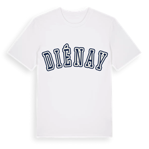 Diénay college t-shirt – ekologisk bomull t-shirt från Pinshirt