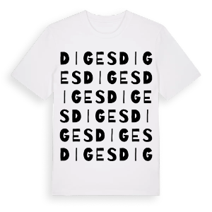 Diges ordlek t-shirt – ekologisk bomull t-shirt från Pinshirt