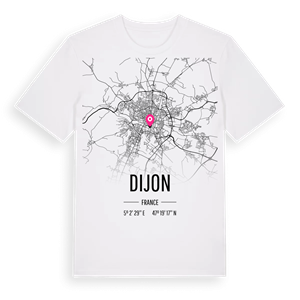 Dijon karta t-shirt – ekologisk bomull t-shirt från Pinshirt