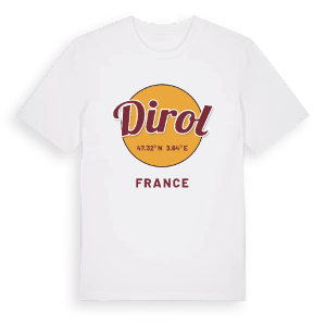 Dirol cirkel t-shirt – ekologisk bomull t-shirt från Pinshirt