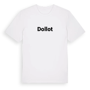 Dollot fetstil t-shirt – ekologisk bomull t-shirt från Pinshirt