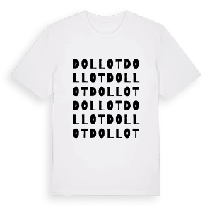 Dollot ordlek t-shirt – ekologisk bomull t-shirt från Pinshirt