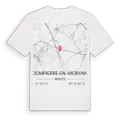 Dompierre-en-Morvan karta t-shirt