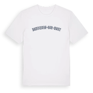 Dompierre-sur-Mont college t-shirt – ekologisk bomull t-shirt från Pinshirt