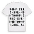 Dompierre-sur-Mont ordlek t-shirt