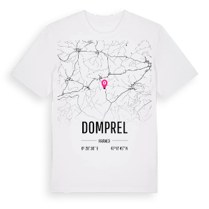 Domprel karta t-shirt – ekologisk bomull t-shirt från Pinshirt