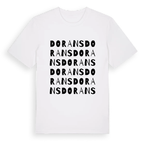 Dorans ordlek t-shirt – ekologisk bomull t-shirt från Pinshirt