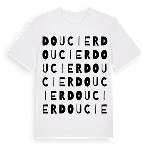 Doucier ordlek t-shirt – ekologisk bomull t-shirt från Pinshirt