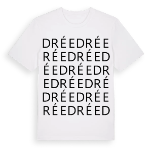 Drée ordlek t-shirt – ekologisk bomull t-shirt från Pinshirt