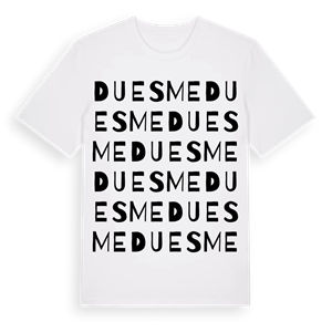 Duesme ordlek t-shirt – ekologisk bomull t-shirt från Pinshirt