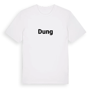 Dung fetstil t-shirt – ekologisk bomull t-shirt från Pinshirt