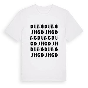 Dung ordlek t-shirt – ekologisk bomull t-shirt från Pinshirt