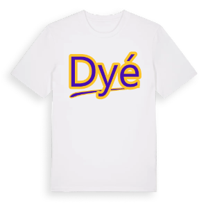 Dyé baseball t-shirt – ekologisk bomull t-shirt från Pinshirt
