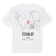Échalot karta t-shirt