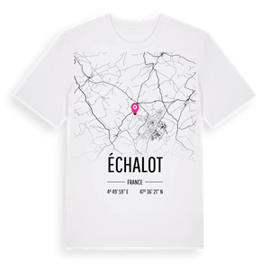 Échalot karta t-shirt – ekologisk bomull t-shirt från Pinshirt