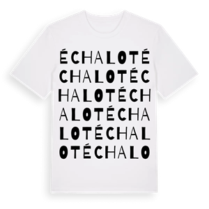 Échalot ordlek t-shirt – ekologisk bomull t-shirt från Pinshirt