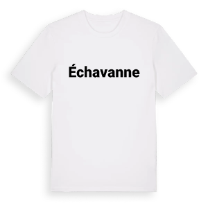 Échavanne fetstil t-shirt – ekologisk bomull t-shirt från Pinshirt