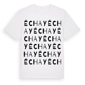 Échay ordlek t-shirt – ekologisk bomull t-shirt från Pinshirt