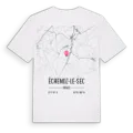 Échenoz-le-Sec karta t-shirt