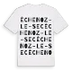 Échenoz-le-Sec ordlek t-shirt