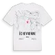 Échevronne karta t-shirt