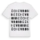 Échevronne ordlek t-shirt