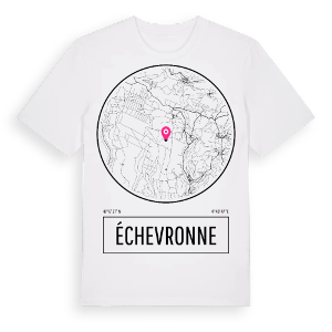 Échevronne t-shirt – ekologisk bomull t-shirt från Pinshirt