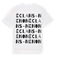 Éclans-Nenon ordlek t-shirt