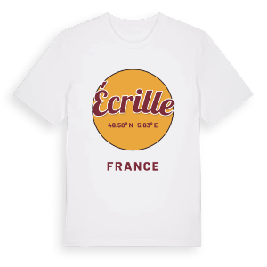 Écrille cirkel t-shirt – ekologisk bomull t-shirt från Pinshirt