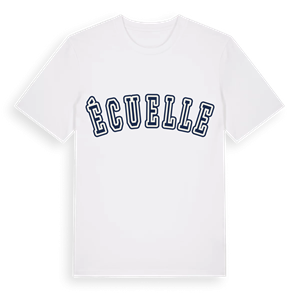 Écuelle college t-shirt – ekologisk bomull t-shirt från Pinshirt
