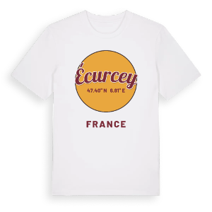 Écurcey cirkel t-shirt – ekologisk bomull t-shirt från Pinshirt