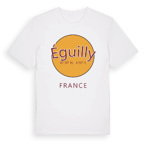 Éguilly cirkel t-shirt – ekologisk bomull t-shirt från Pinshirt