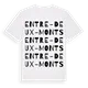 Entre-deux-Monts ordlek t-shirt
