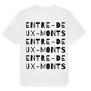 Entre-deux-Monts ordlek t-shirt – ekologisk bomull t-shirt från Pinshirt