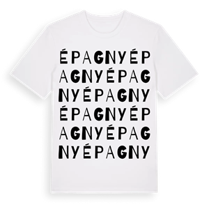Épagny ordlek t-shirt – ekologisk bomull t-shirt från Pinshirt