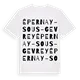 Épernay-sous-Gevrey ordlek t-shirt
