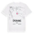 Épervans karta t-shirt