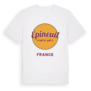 Épineuil cirkel t-shirt – ekologisk bomull t-shirt från Pinshirt