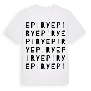 Epiry ordlek t-shirt – ekologisk bomull t-shirt från Pinshirt