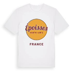 Époisses cirkel t-shirt – ekologisk bomull t-shirt från Pinshirt