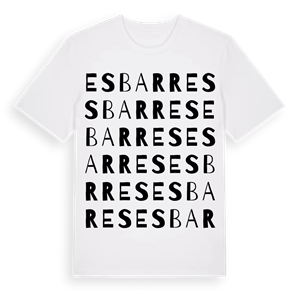 Esbarres ordlek t-shirt – ekologisk bomull t-shirt från Pinshirt