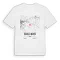 Esboz-Brest karta t-shirt