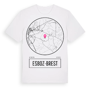 Esboz-Brest t-shirt – ekologisk bomull t-shirt från Pinshirt