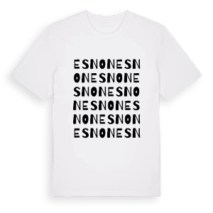 Esnon ordlek t-shirt – ekologisk bomull t-shirt från Pinshirt