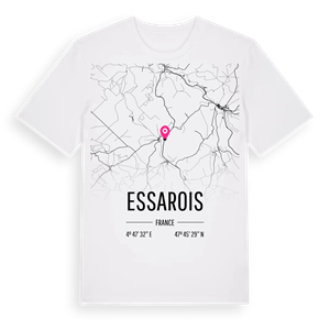 Essarois karta t-shirt – ekologisk bomull t-shirt från Pinshirt