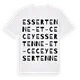 Essertenne-et-Cecey ordlek t-shirt