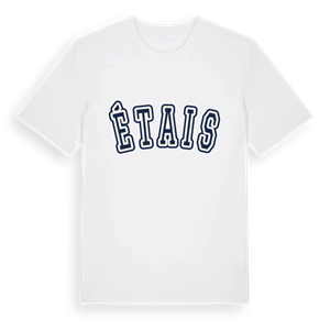 Étais college t-shirt – ekologisk bomull t-shirt från Pinshirt